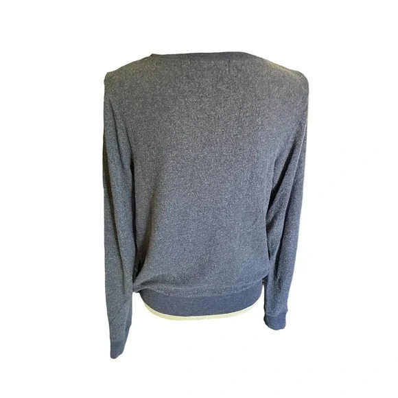 Wildfox Womens Stop And Smell The Ocean Sweatshirt Long Sleeve Size XS Black - Picture 2 of 5